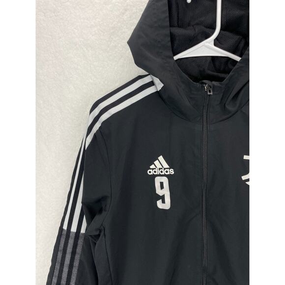 Adidas Juventus Track Jacket Men’s Size S Black White 2022 2023 Soccer Football - Picture 3 of 10